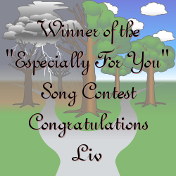 Winner of the "Especially For You" Song Contest - Congratulations Liv