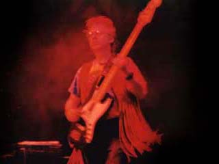 Roy of Poppermost on bass at the Cannery in Las Vegas